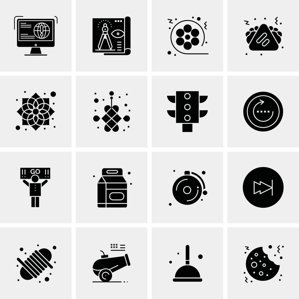 16 Business Universal Icons Vector Creative Icon Illustration to use in web and Mobile Related project