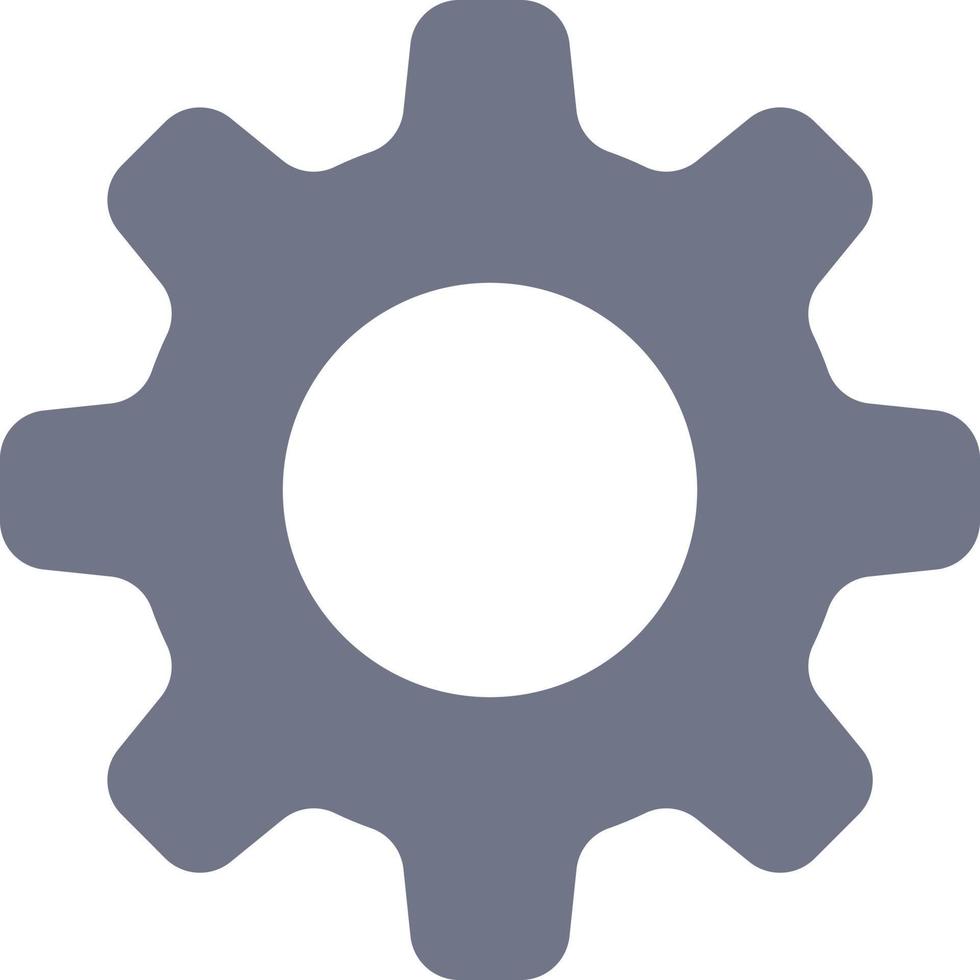 Cog Setting Gear  Flat Color Icon Vector icon banner Template