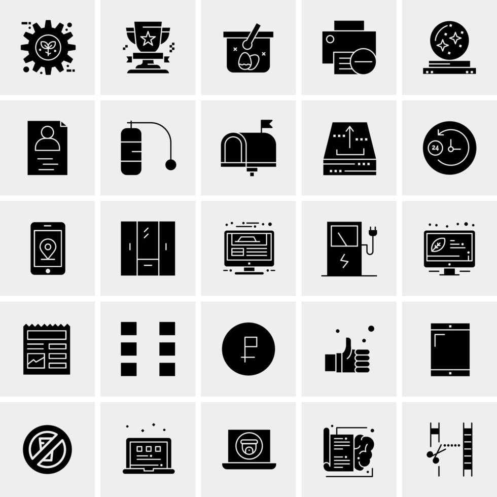 25 Universal Business Icons Vector Creative Icon Illustration to use in web and Mobile Related project