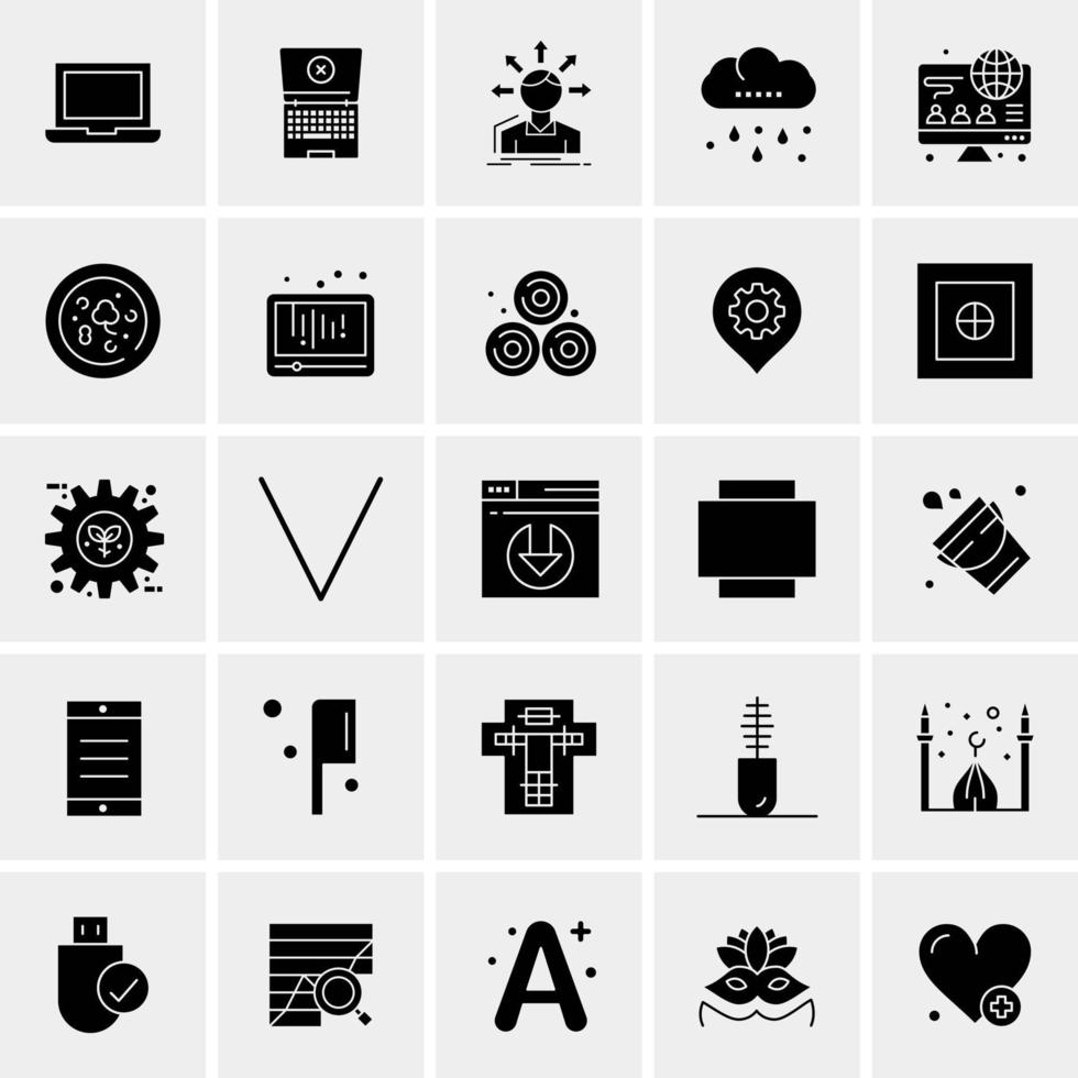 25 Universal Business Icons Vector Creative Icon Illustration to use in web and Mobile Related project