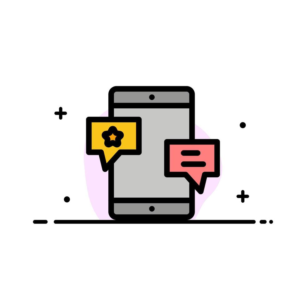 chat comunidad medios red promoción negocio línea plana icono vector banner plantilla