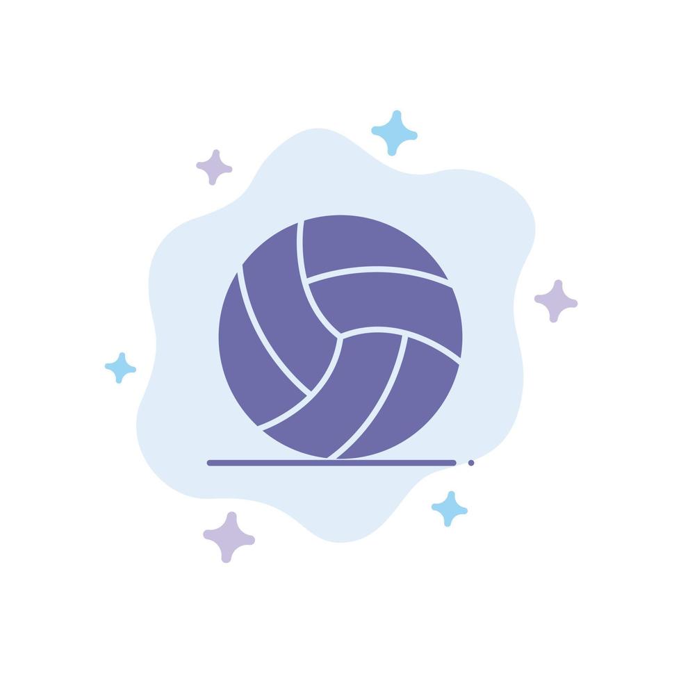 fútbol irlanda juego deporte icono azul sobre fondo de nube abstracta vector