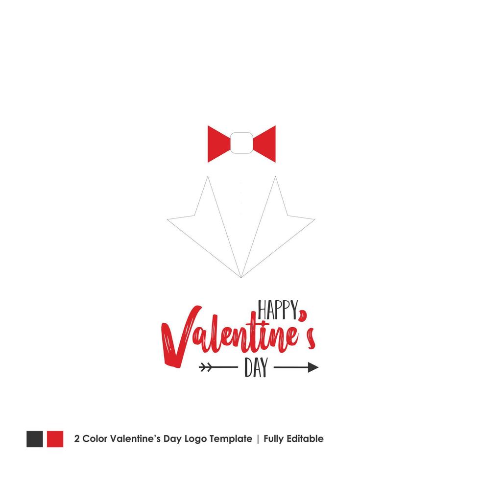 Happy Valentines Day Card Vector Lettering Background