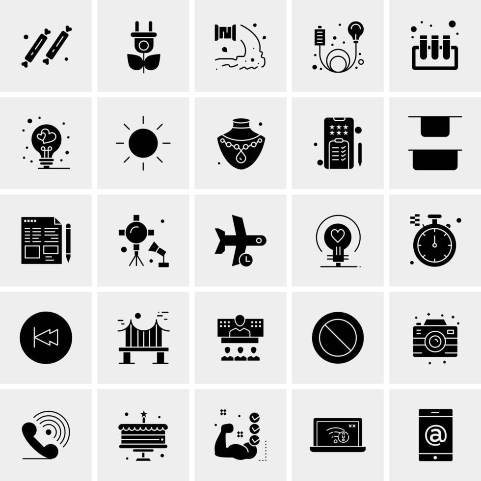 25 Universal Business Icons Vector Creative Icon Illustration to use in web and Mobile Related project