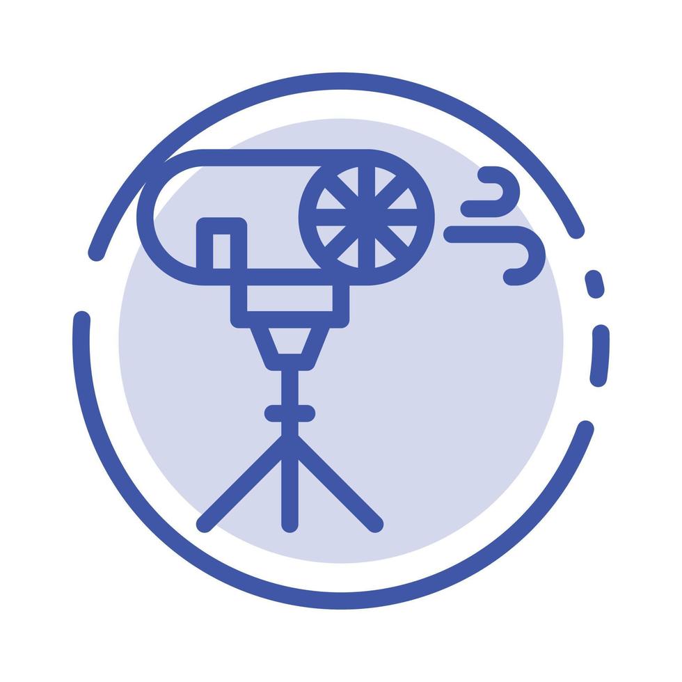 Effects Photo Photographic Special Blue Dotted Line Line Icon vector