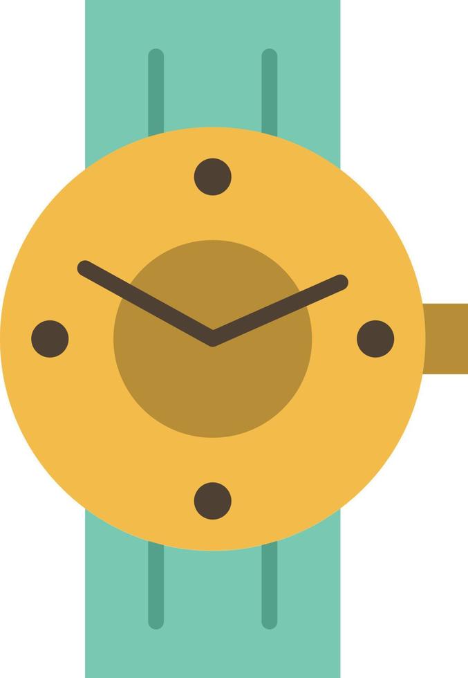 reloj reloj inteligente tiempo teléfono android color plano icono vector icono banner plantilla