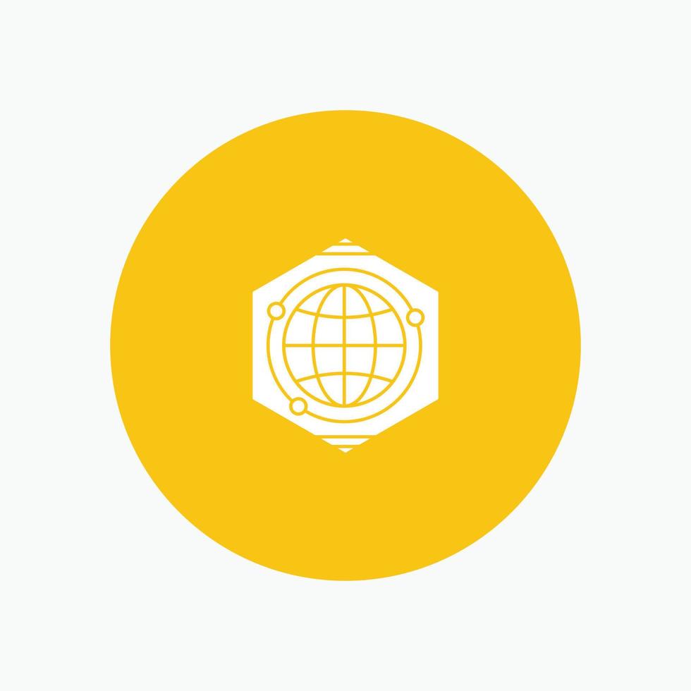 Globe Polygon Space Idea vector