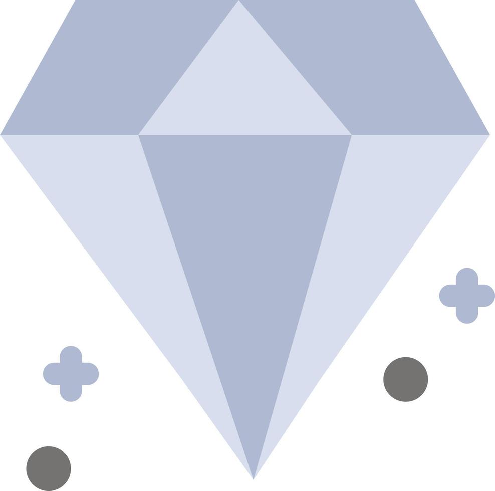 Diamond Canada Jewel  Flat Color Icon Vector icon banner Template