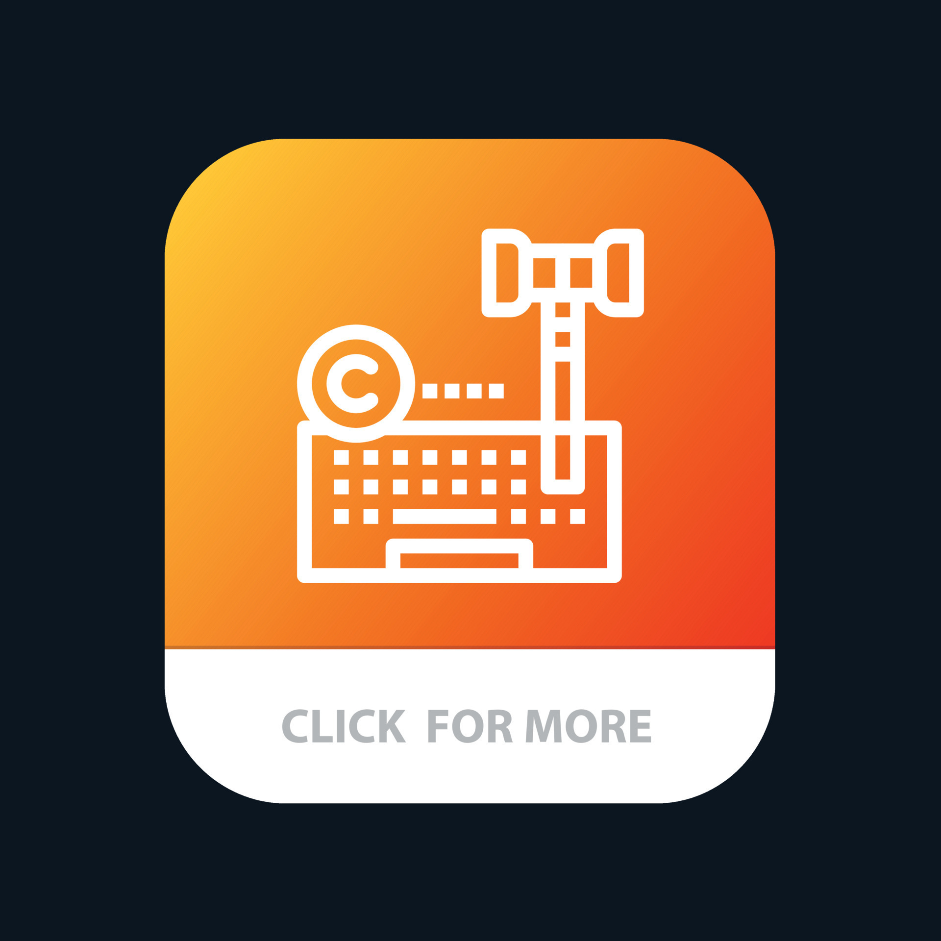 Copyright Digital Law Lawyer Mobile App Button Android and IOS