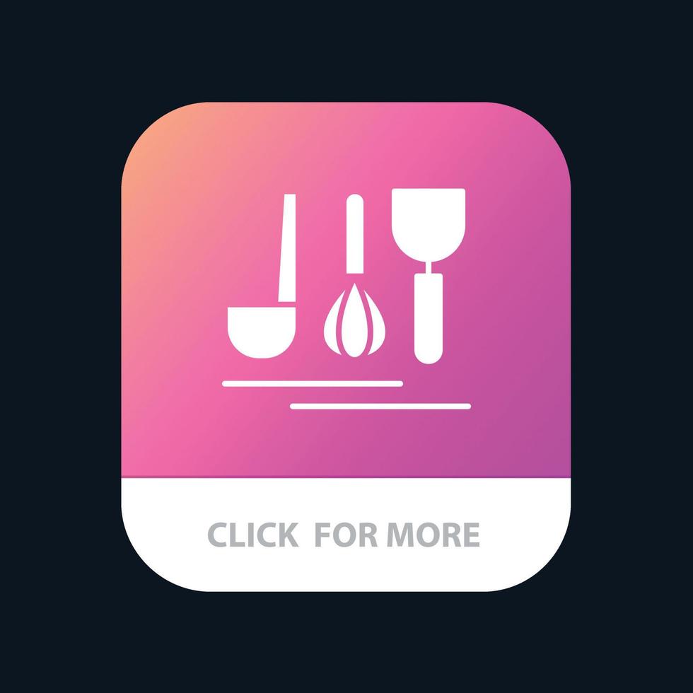 Cutlery Hotel Service Travel Mobile App Icon Design vector