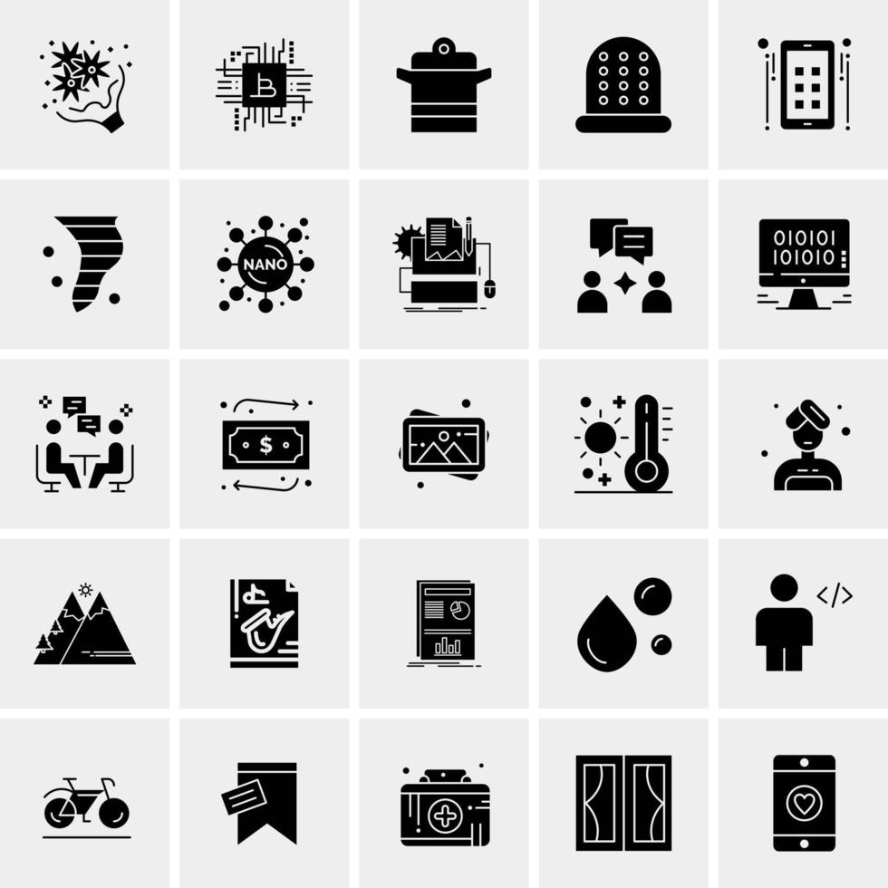 25 Universal Business Icons Vector Creative Icon Illustration to use in web and Mobile Related project