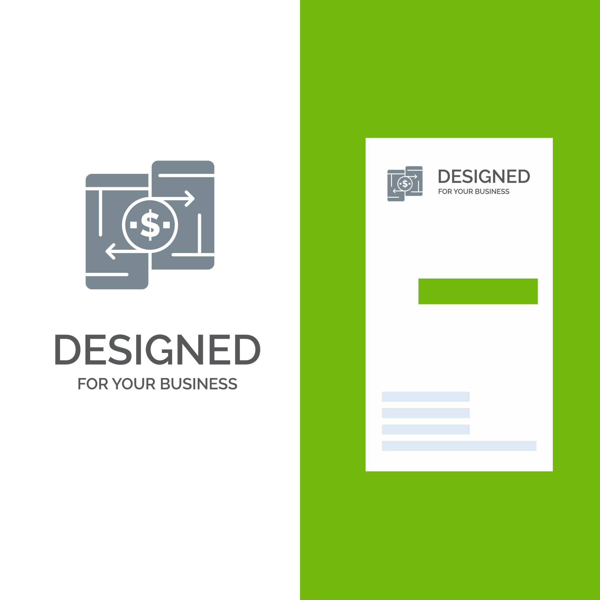 Mobile Money Payment PeerToPeer Phone Grey Logo Design and Business Mobile Money Payment PeerToPeer Phone Grey Logo Design and Business