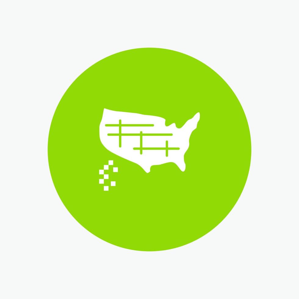 Map States United Usa vector