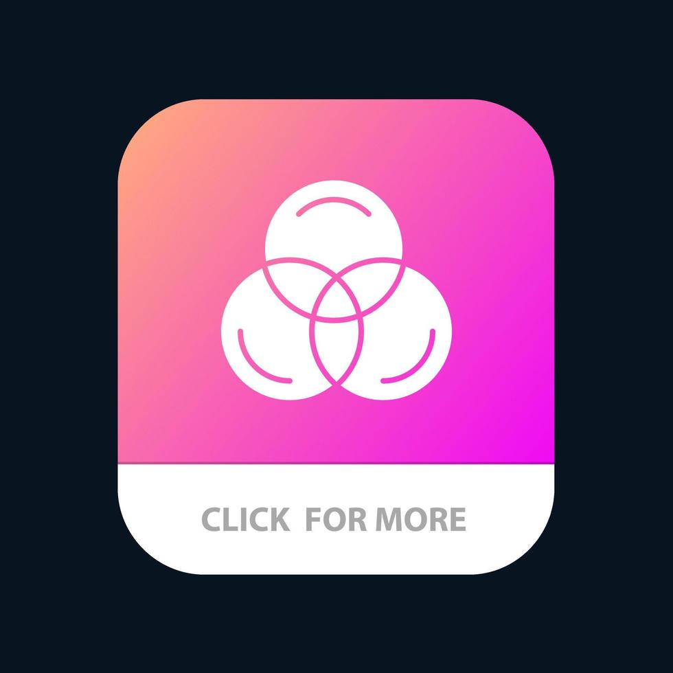 Rgb Color Web Mobile App Icon Design vector