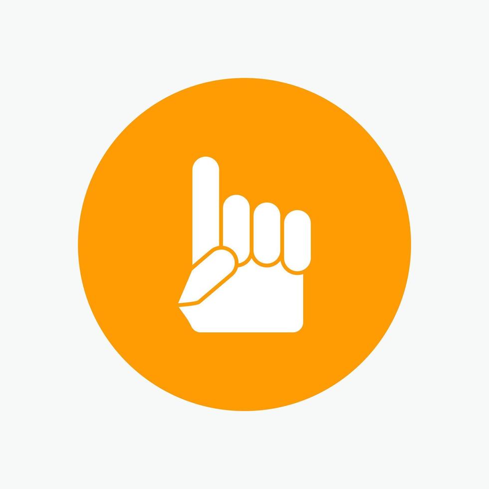 Foam Hand Hand Usa American vector