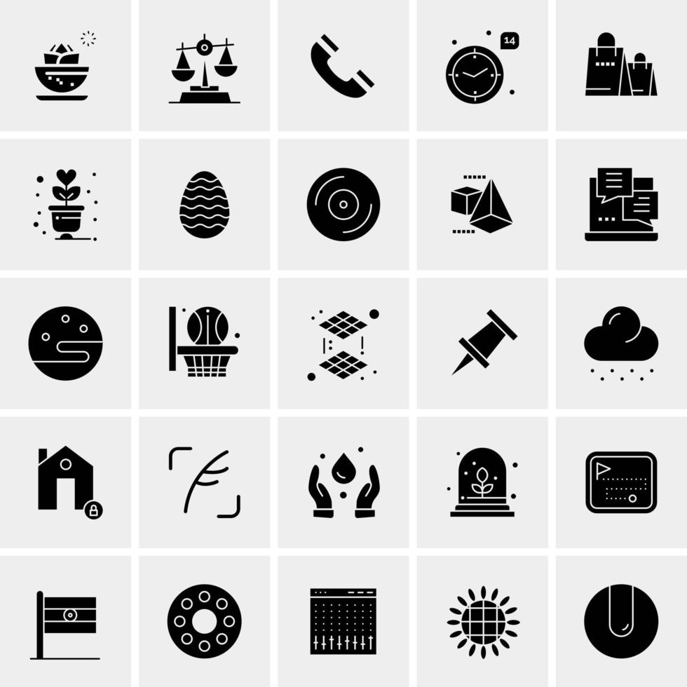 25 Universal Business Icons Vector Creative Icon Illustration to use in web and Mobile Related project