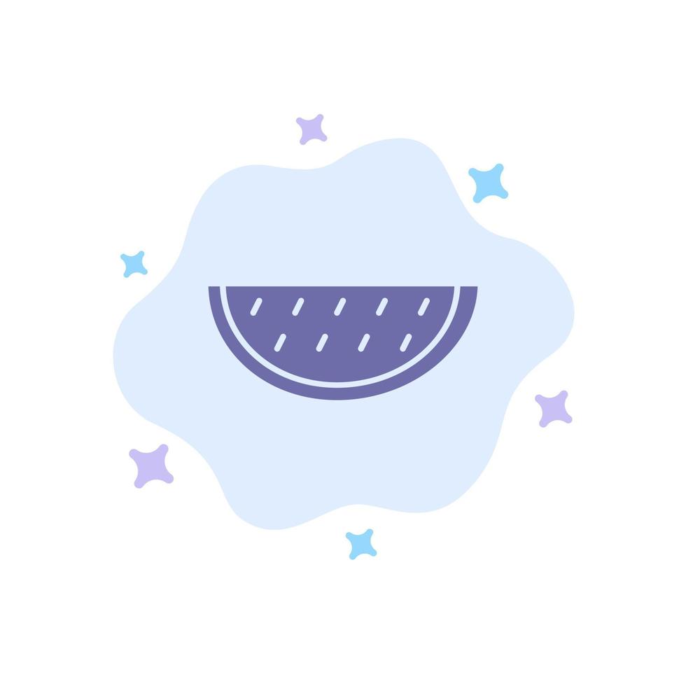 frutas melón verano agua azul icono en nube abstracta antecedentes vector