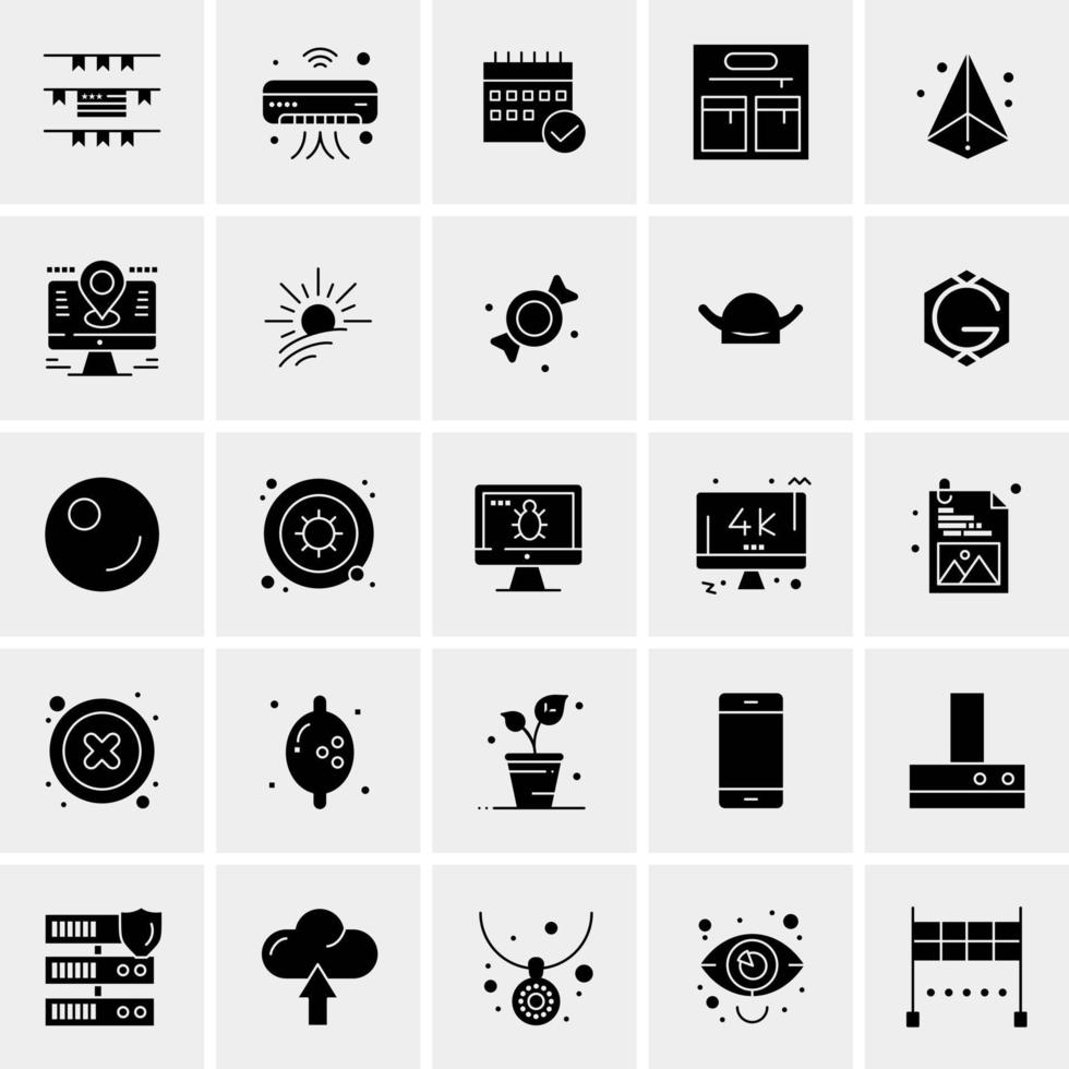 25 Universal Business Icons Vector Creative Icon Illustration to use in web and Mobile Related project