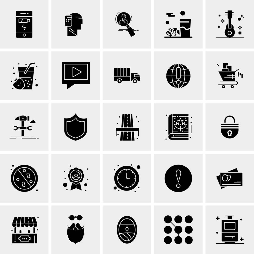 25 Universal Business Icons Vector Creative Icon Illustration to use in web and Mobile Related project