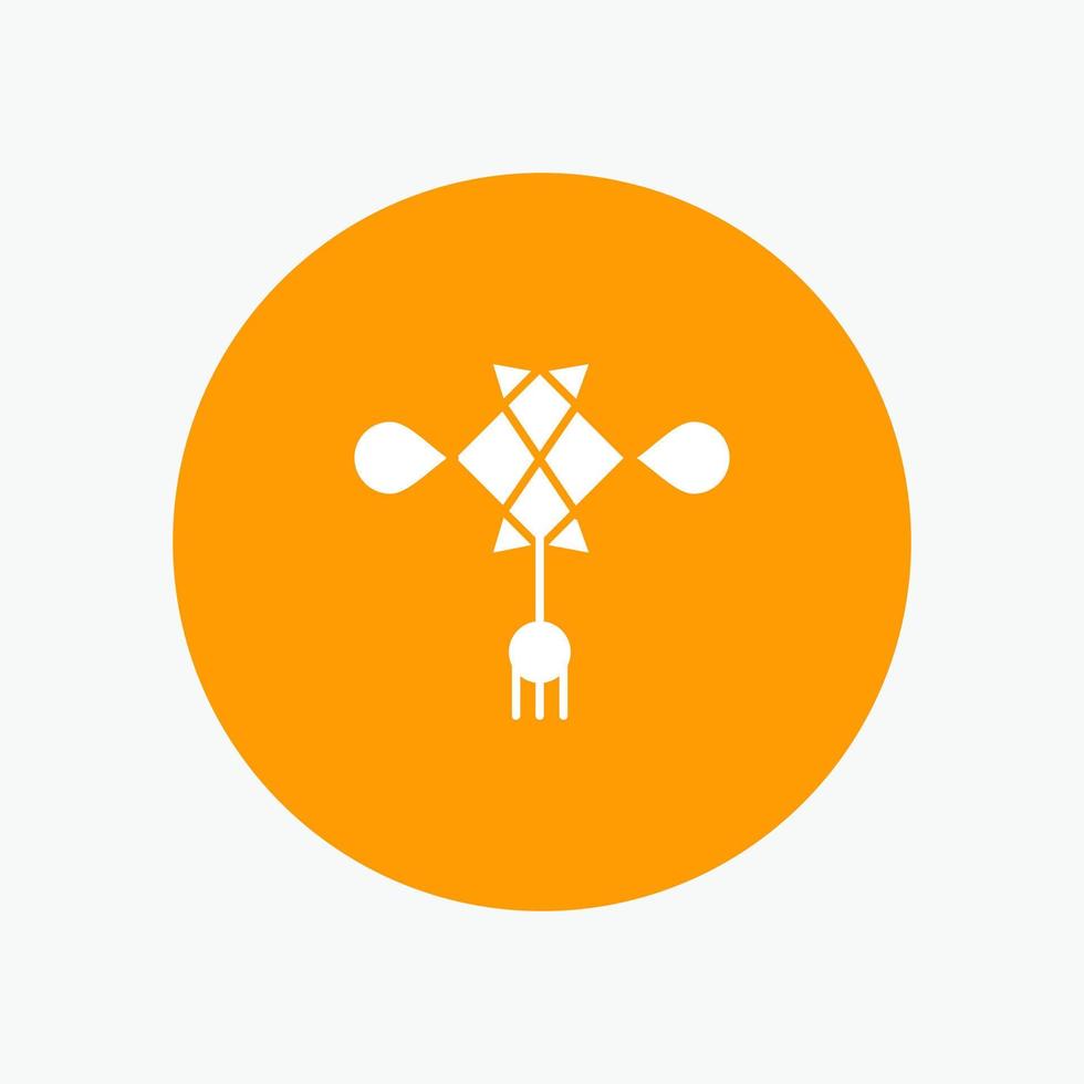 Chinese knot China Chinese Decoration white glyph icon vector