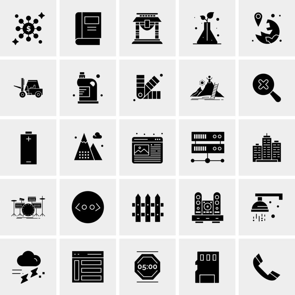 25 Universal Business Icons Vector Creative Icon Illustration to use in web and Mobile Related project