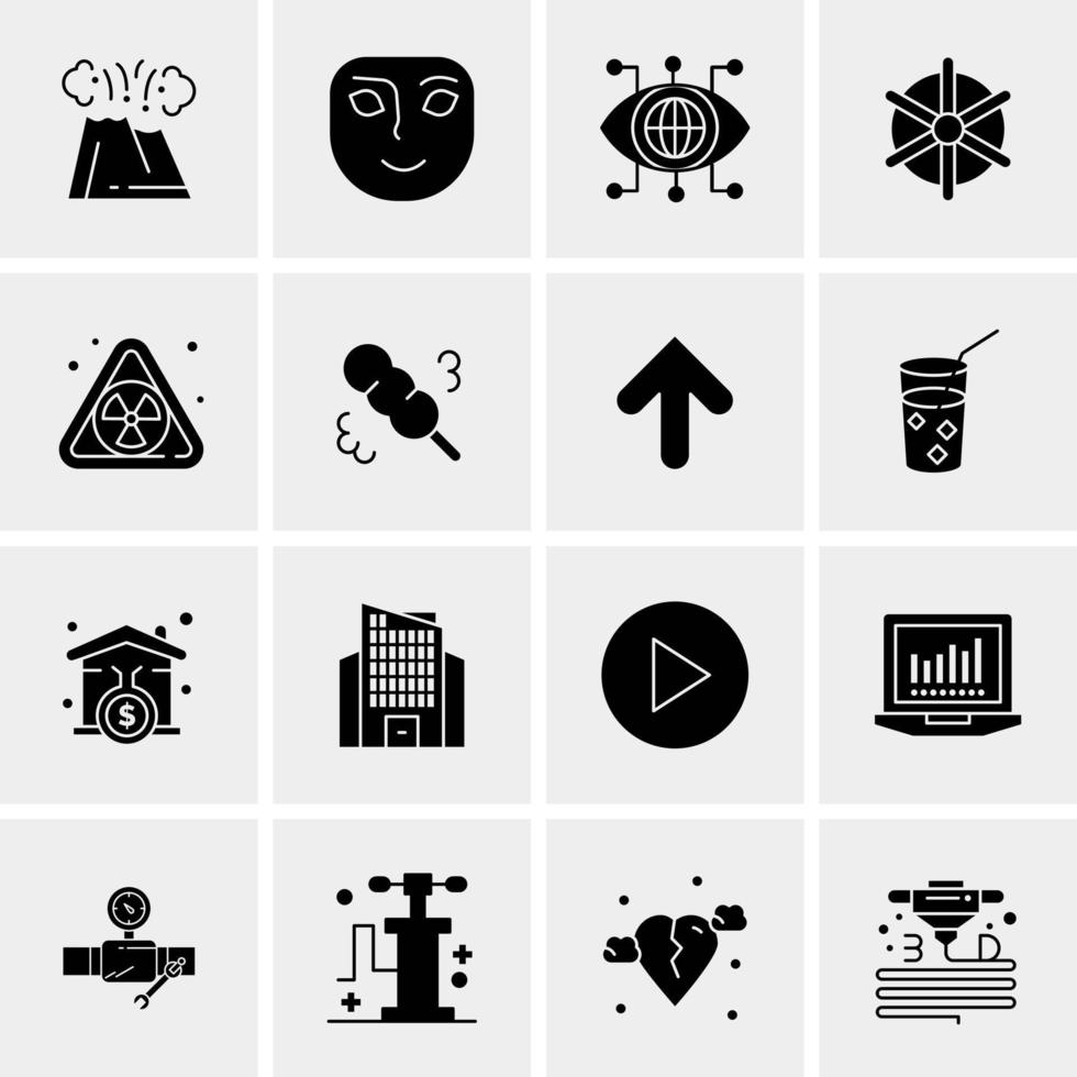 16 Business Universal Icons Vector Creative Icon Illustration to use in web and Mobile Related project