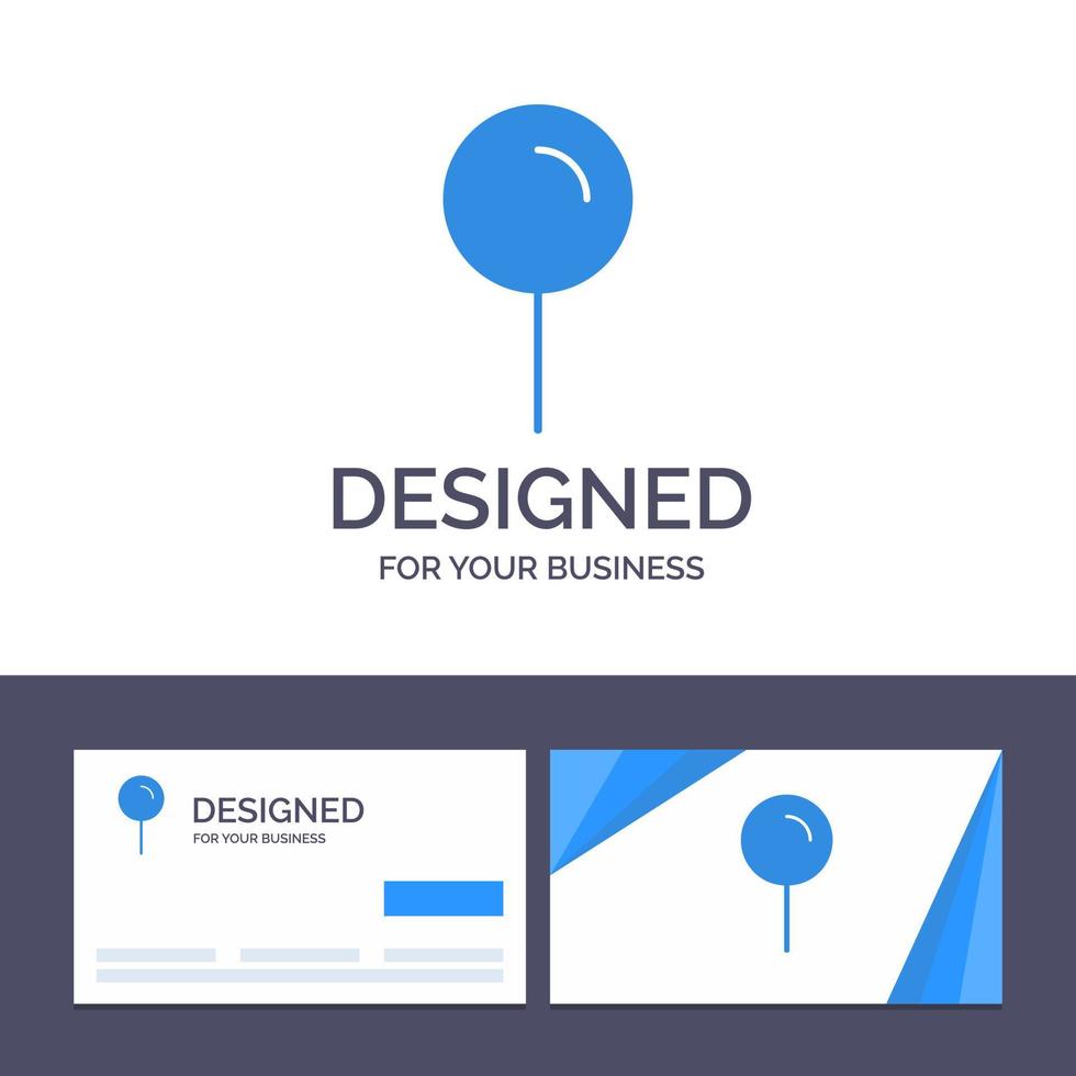 Creative Business Card and Logo template Location Map Pointer Pin Vector Illustration