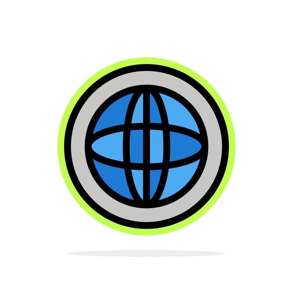 Center Communication Global Help Support Abstract Circle Background Flat color Icon vector