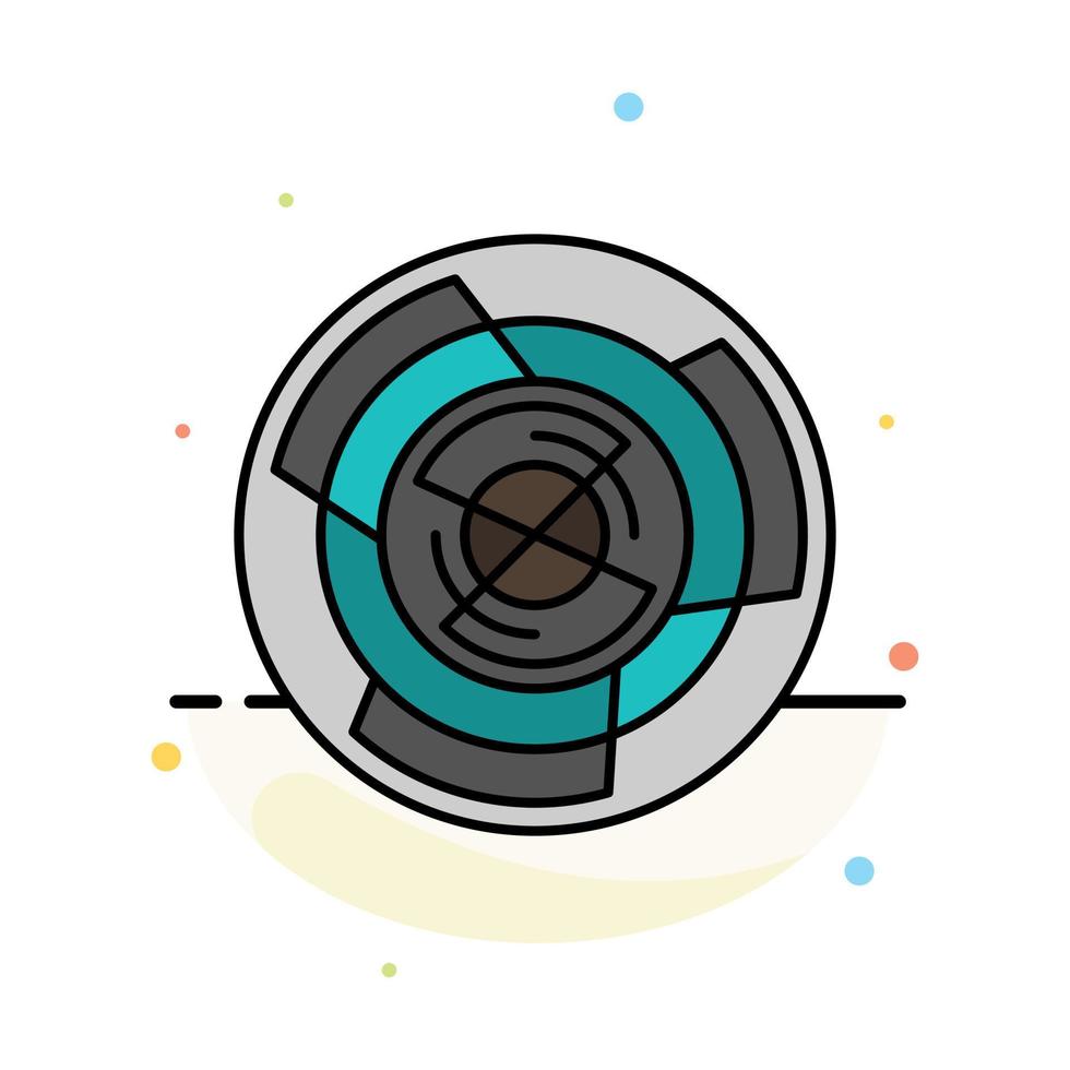 Complexity Business Challenge Concept Labyrinth Logic Maze Abstract Flat Color Icon Template vector