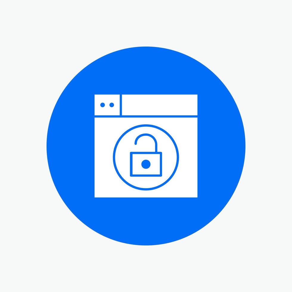 Web Design Lock Unlock vector
