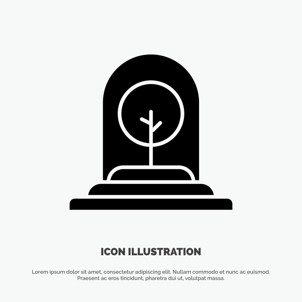 Growth Plant Business Tree New solid Glyph Icon vector