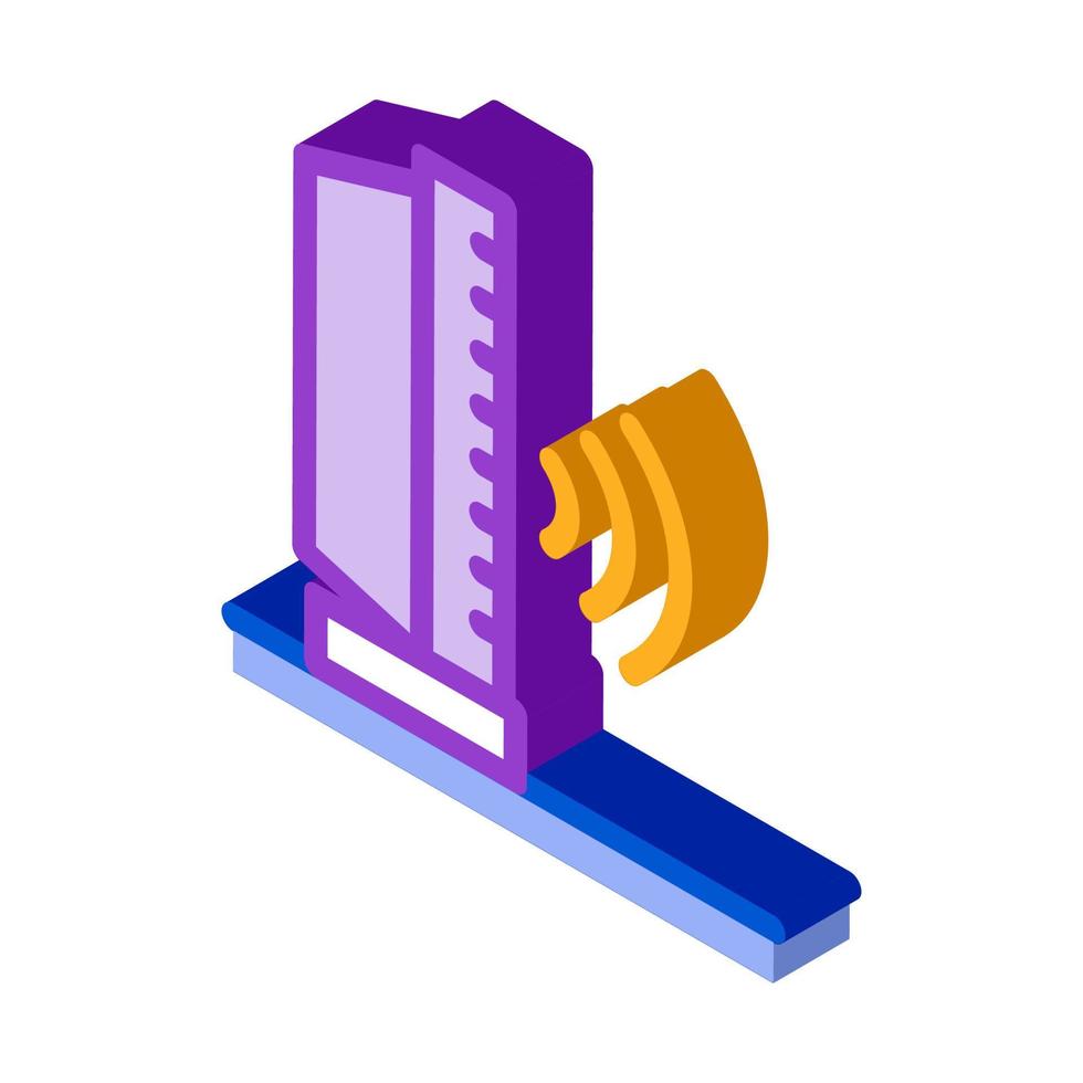 radio sound isometric icon vector illustration