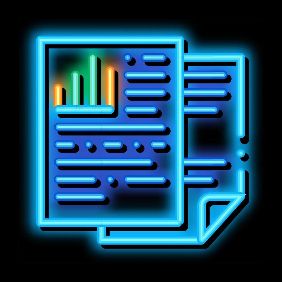 Medical History Biohacking neon glow icon illustration vector