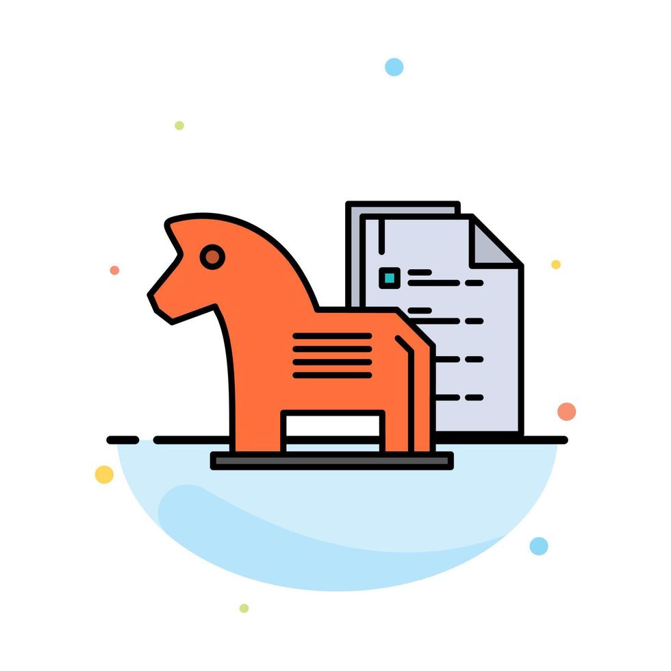 Strategy Advantage Business Chess Finance Tactic Abstract Flat Color Icon Template vector