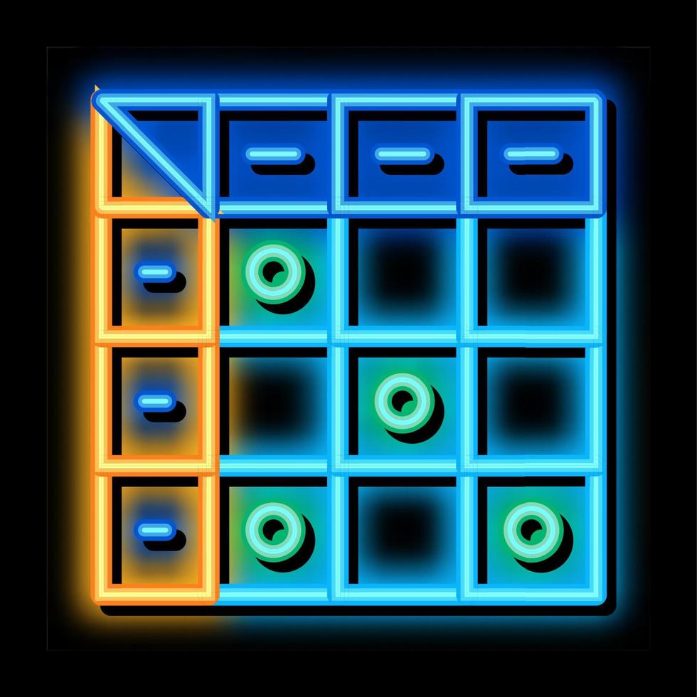 Supplements neon glow icon illustration vector