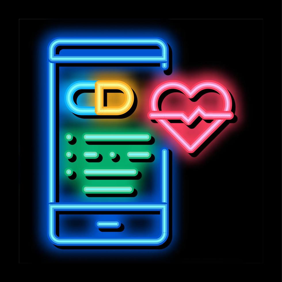 internet drug store neon glow icon illustration vector