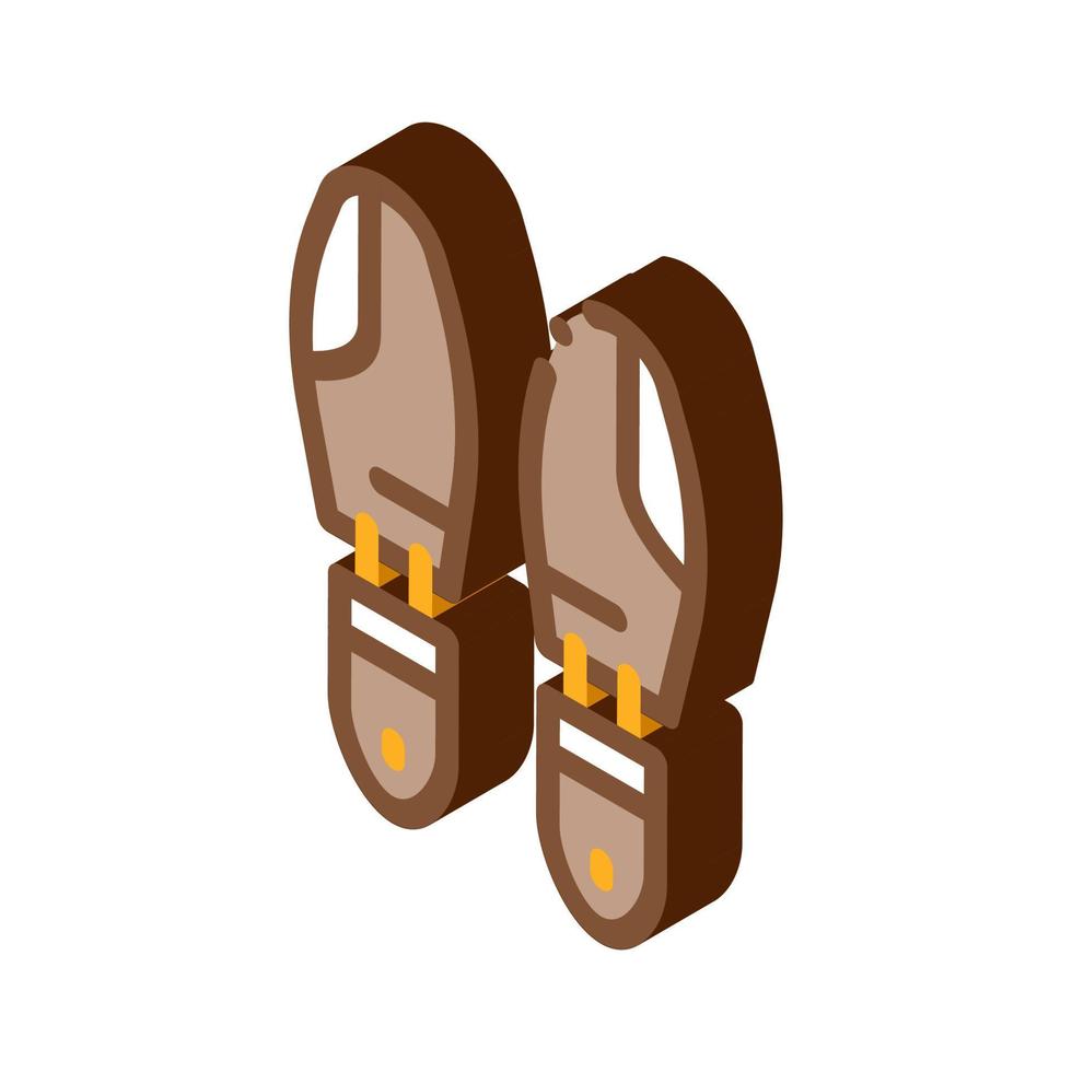 Shoe Sole Detail isometric icon vector illustration