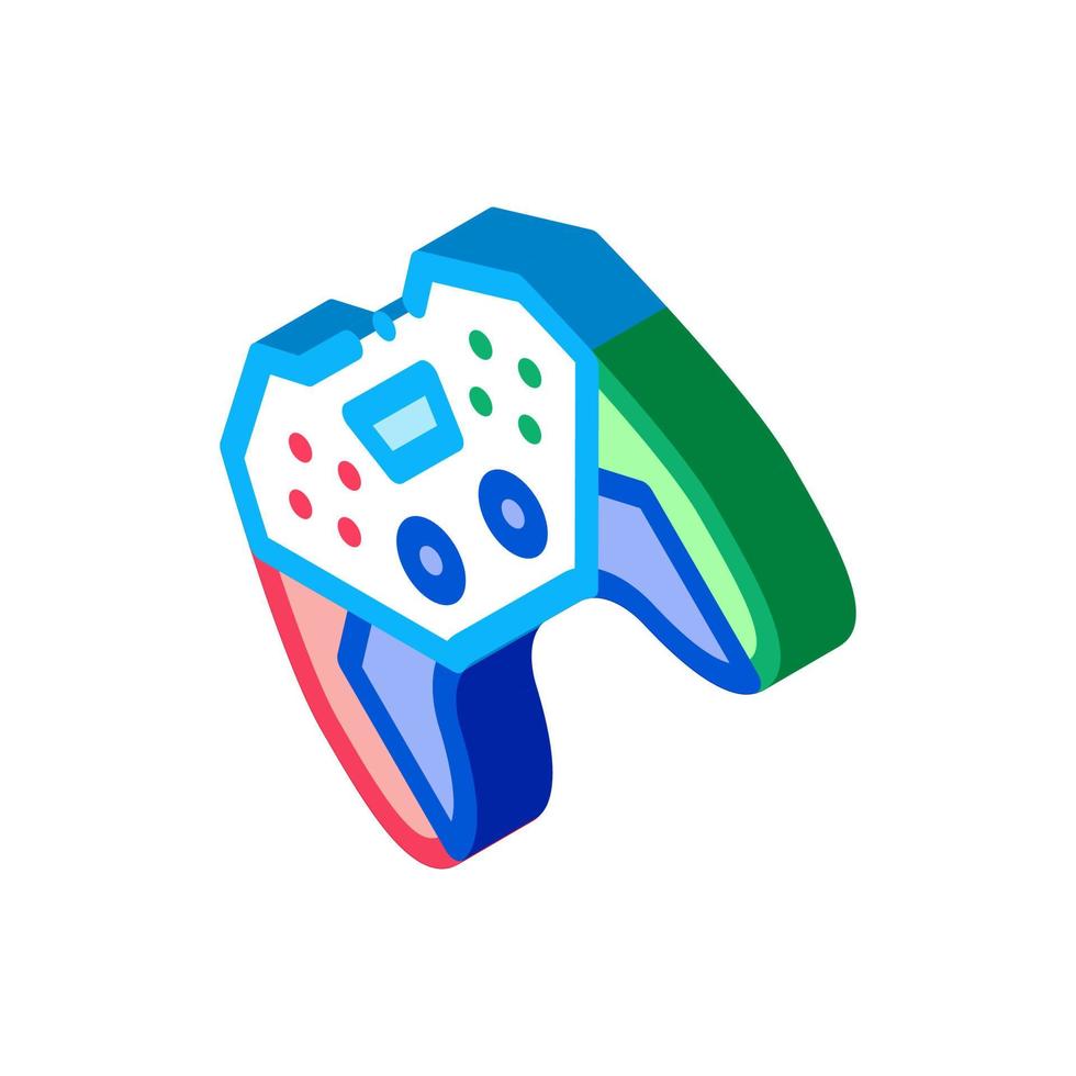 Game Joystick isometric icon vector illustration