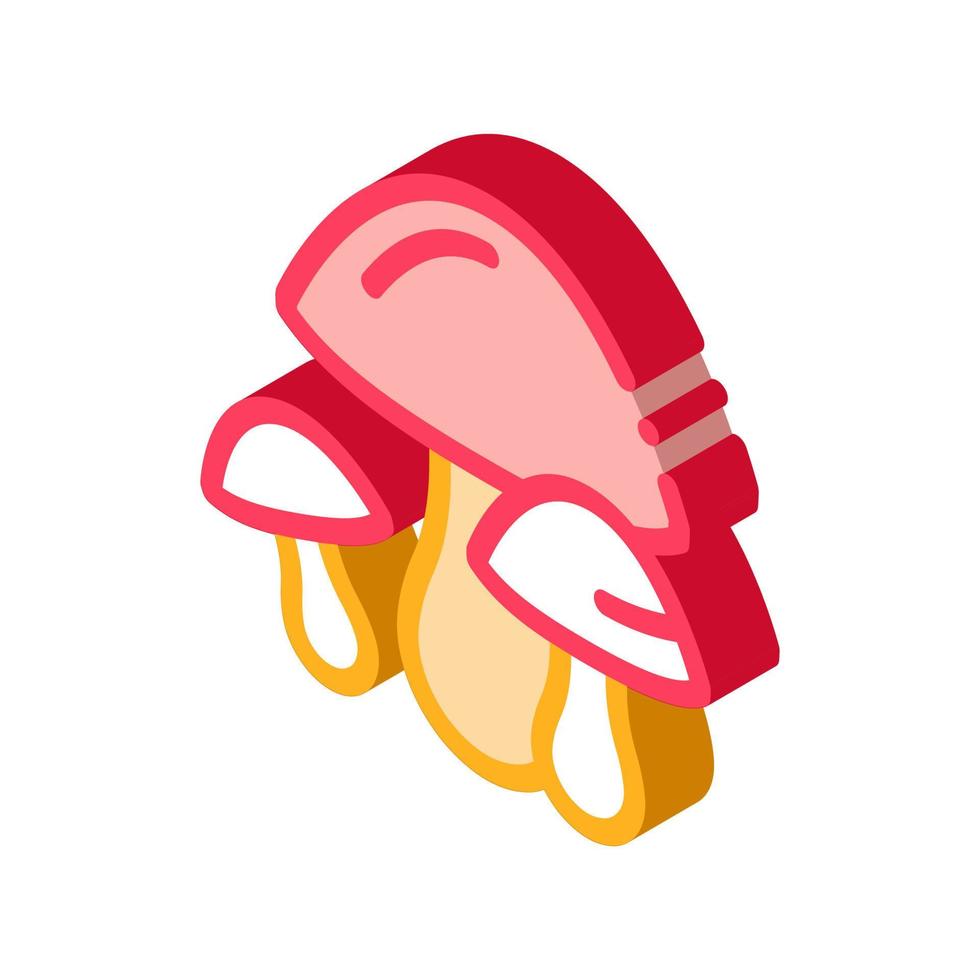 Mushrooms isometric icon vector illustration