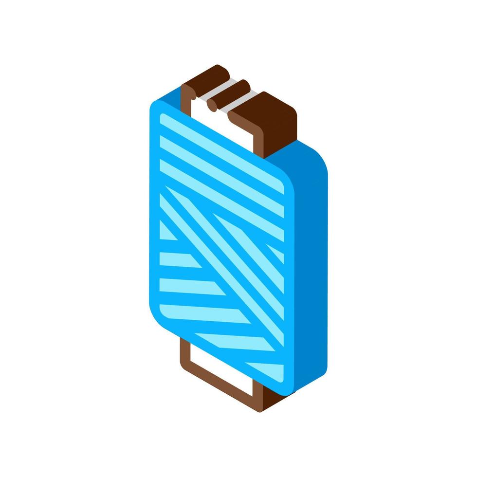 Thread Bobbin isometric icon vector illustration