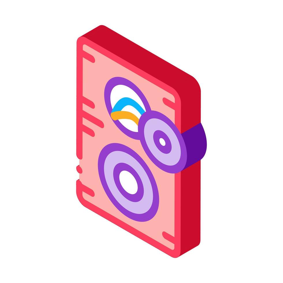 Broken Dynamic isometric icon vector illustration