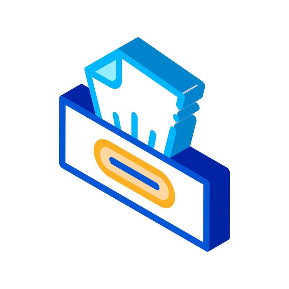 Dry Wipes Package isometric icon vector illustration