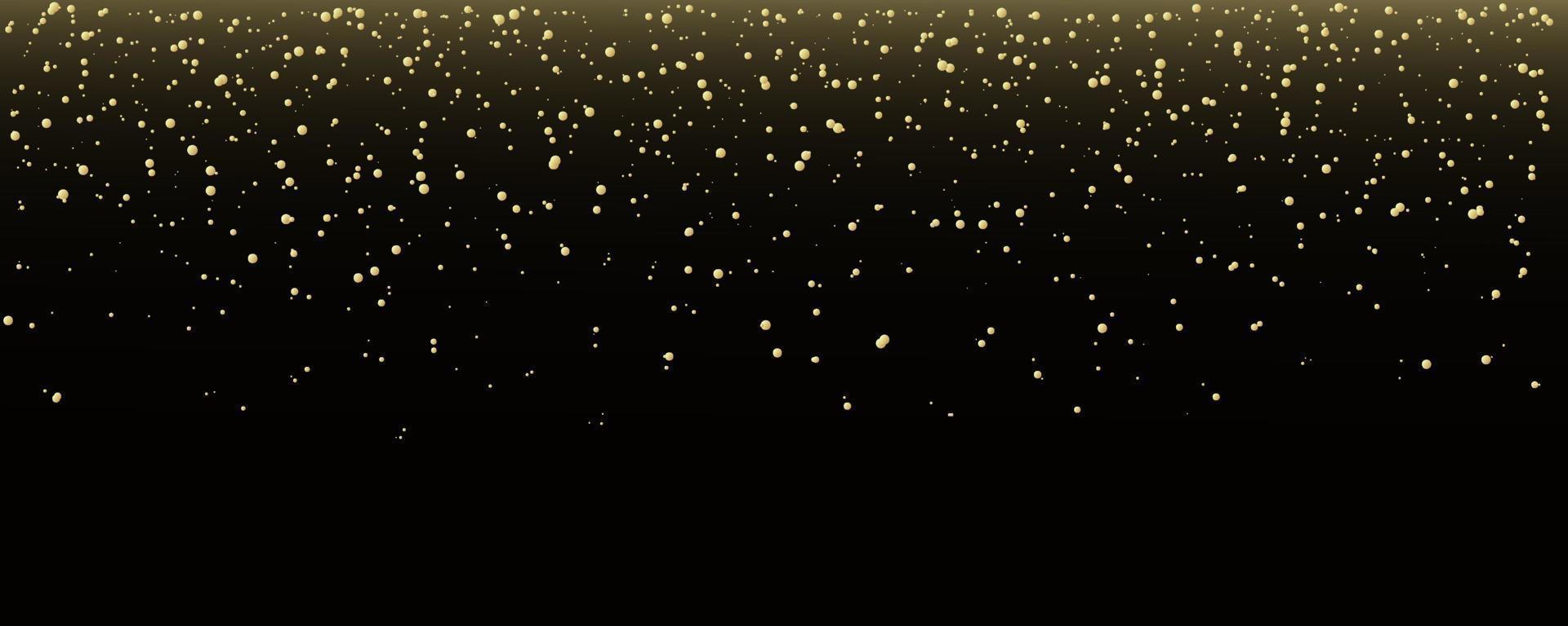 Golden gradient glitter sparks, light effect vector