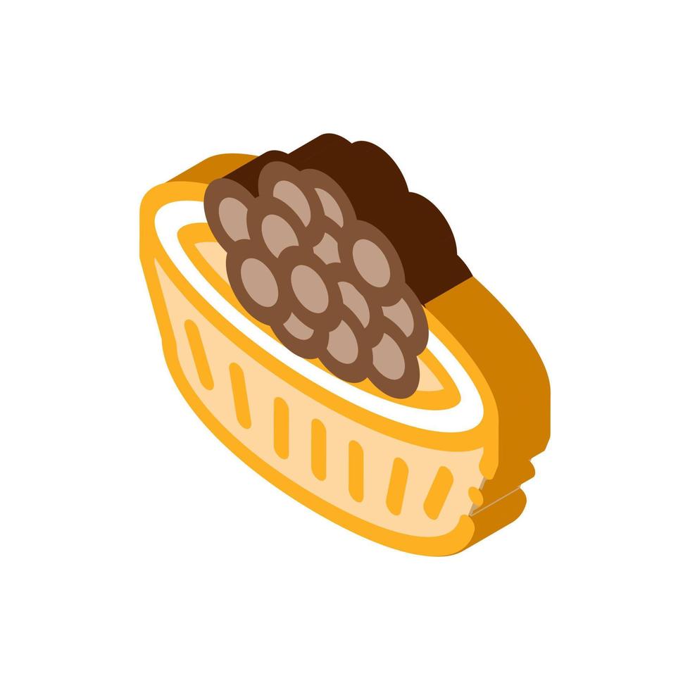 Caviar In Basket isometric icon vector illustration