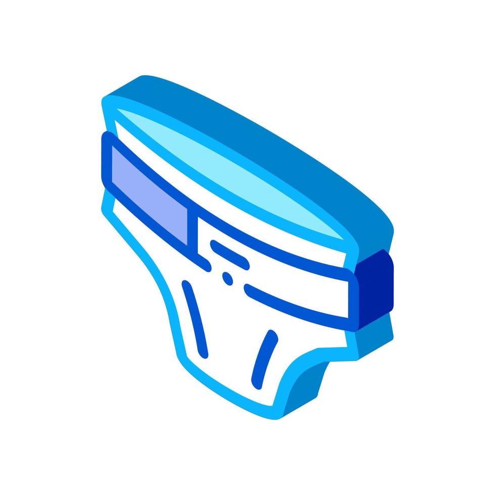 Diaper With Belt isometric icon vector illustration