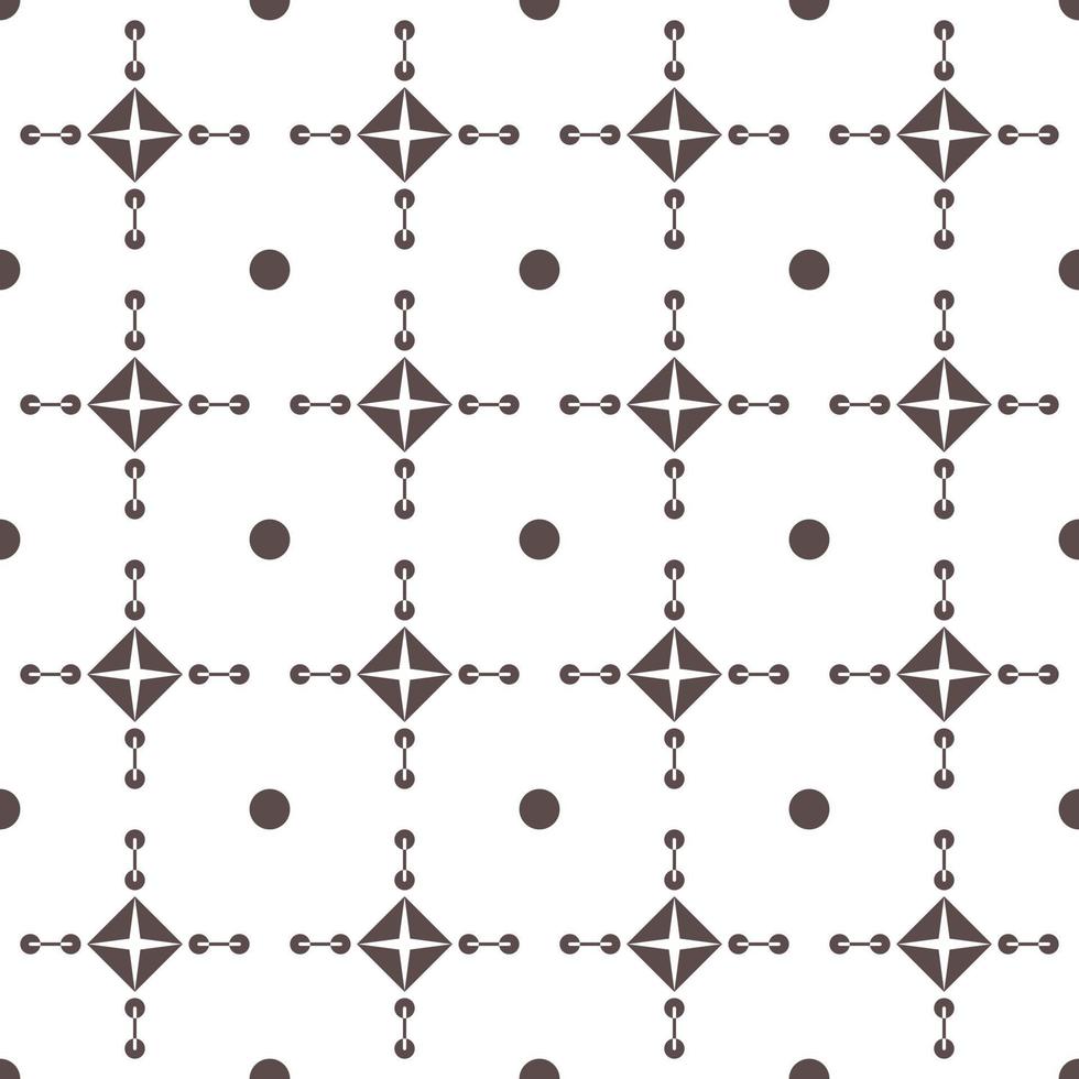Seamless pattern geometric dark liver color and white background, tile pattern, striped shirt. vector