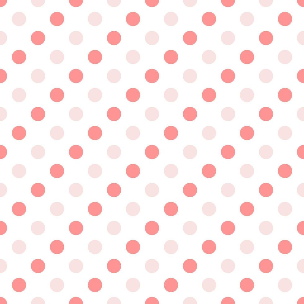minimalismo lunares de patrones sin fisuras color rosa brumoso. vector