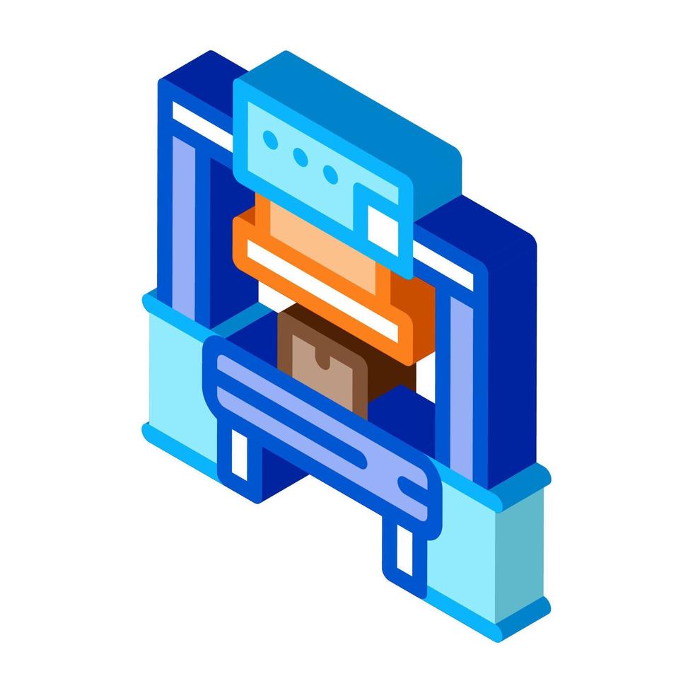 manufacturing factory tool isometric icon vector illustration