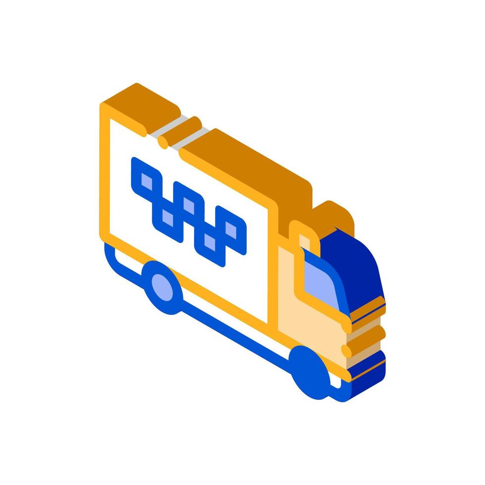 Online Chat Taxi Pricing Agreement isometric icon vector illustration