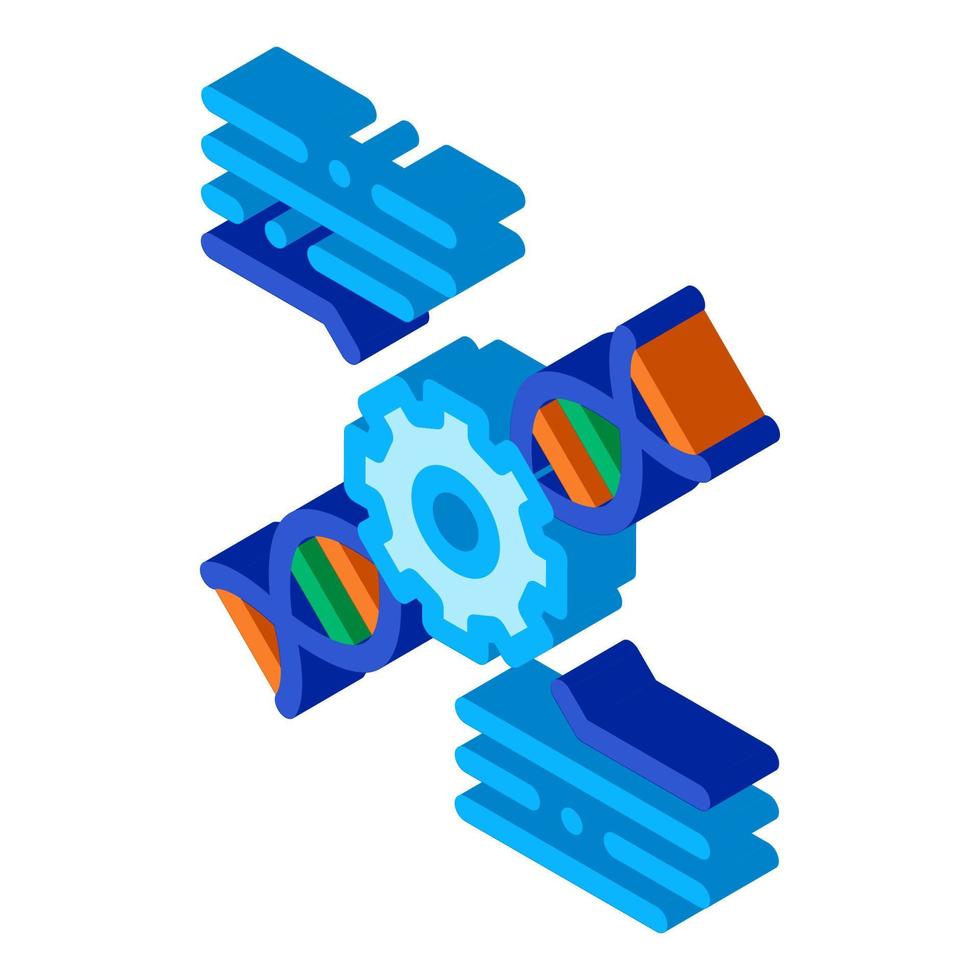 Blood Dna Biohacking isometric icon vector illustration